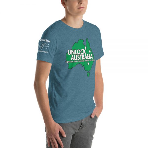 Unisex T-Shirt - Unlock Australia - Aus Map Design