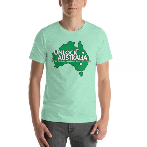 Unisex T-Shirt - Unlock Australia - Aus Map Design