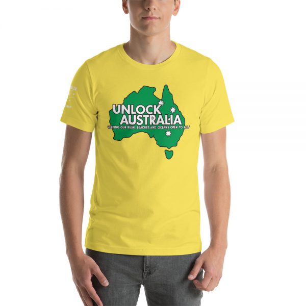 Unisex T-Shirt - Unlock Australia - Aus Map Design