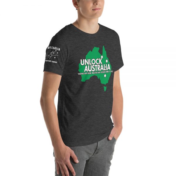 Unisex T-Shirt - Unlock Australia - Aus Map Design