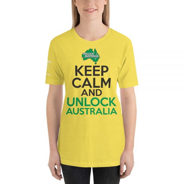 Unisex T-Shirt - Unlock Australia - Keep Calm Design