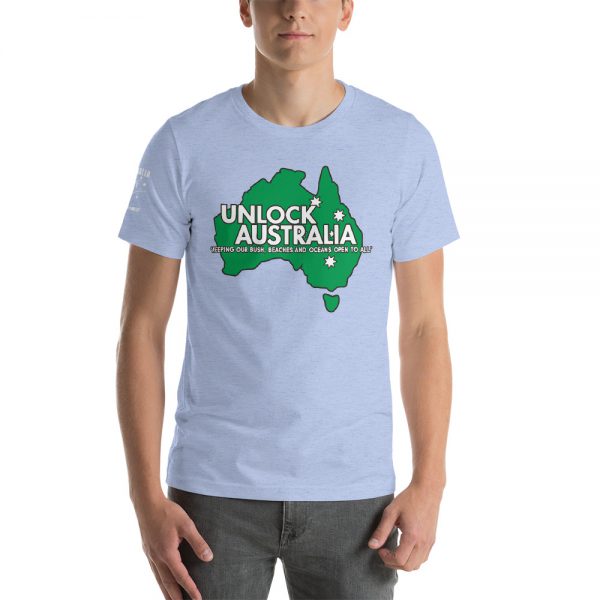 Unisex T-Shirt - Unlock Australia - Aus Map Design