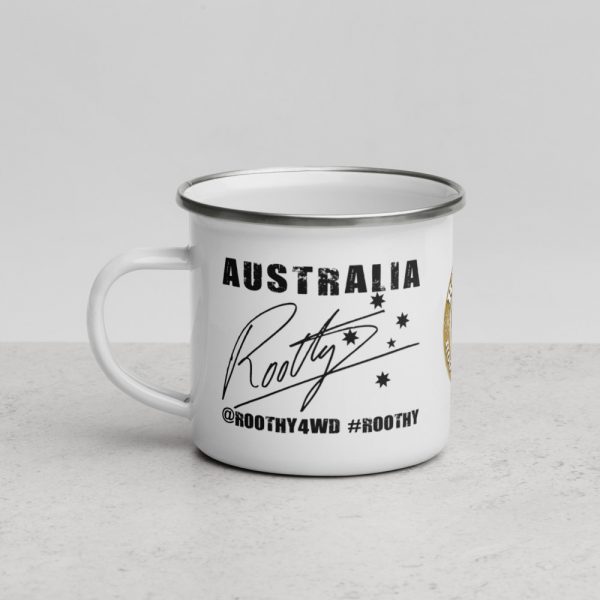 Enamel Mug - Roothy Lifestyle - Get Out There Design