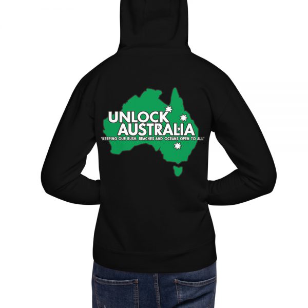 Unisex Hoodie - Unlock Australia - Map Design