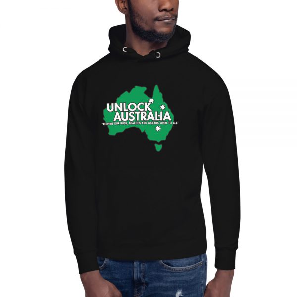 Unisex Hoodie - Unlock Australia - Keep Calm Design