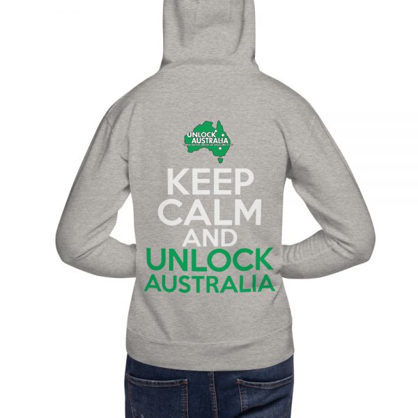 Unisex Hoodie - Unlock Australia - Keep Calm Design