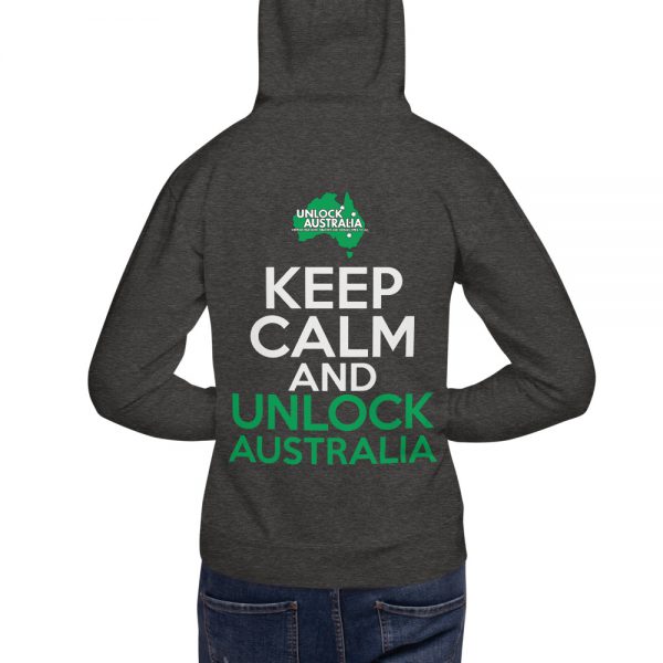 Unisex Hoodie - Unlock Australia - Keep Calm Design