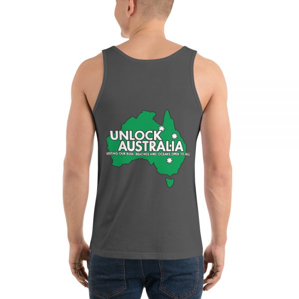 Unisex Tank Top - Unlock Australia - Fight For Your Rights Design