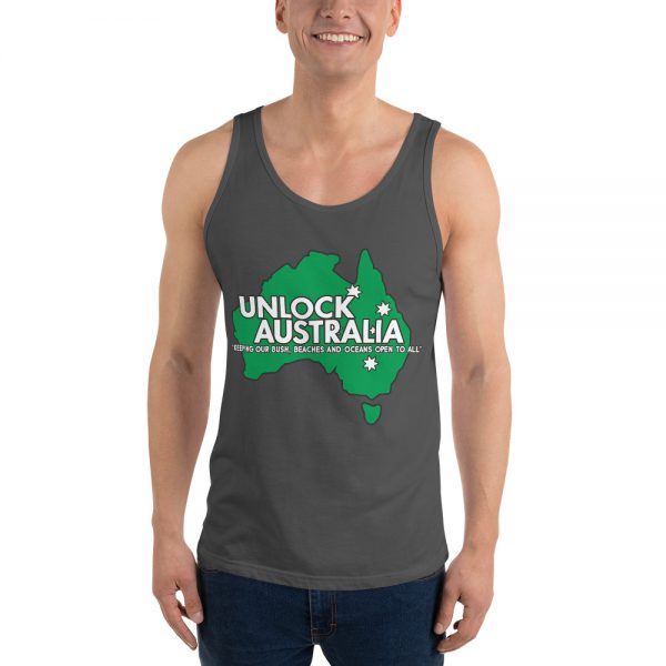 Unisex Tank Top - Unlock Australia - Map Design