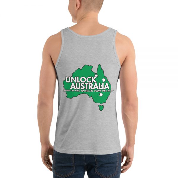 Unisex Tank Top - Unlock Australia - Keep Calm Design