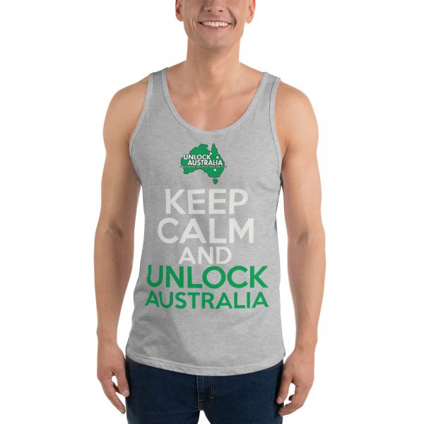 Unisex Tank Top - Unlock Australia - Keep Calm Design