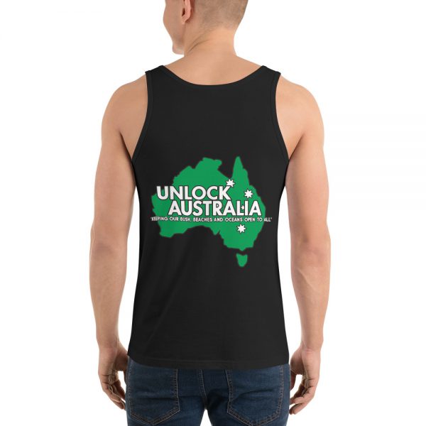 Unisex Tank Top - Unlock Australia - Fight For Your Rights Design