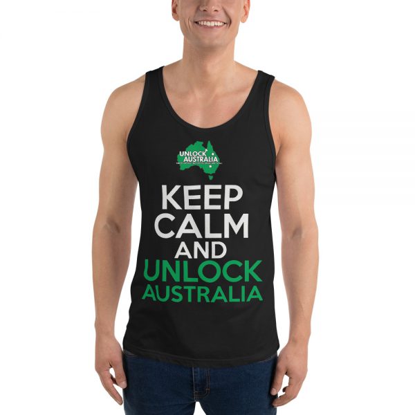 Unisex Tank Top - Unlock Australia - Keep Calm Design