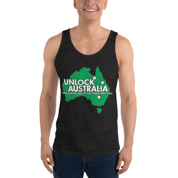 Unisex Tank Top - Unlock Australia - Map Design