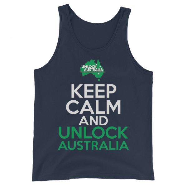 Unisex Tank Top - Unlock Australia - Keep Calm Design