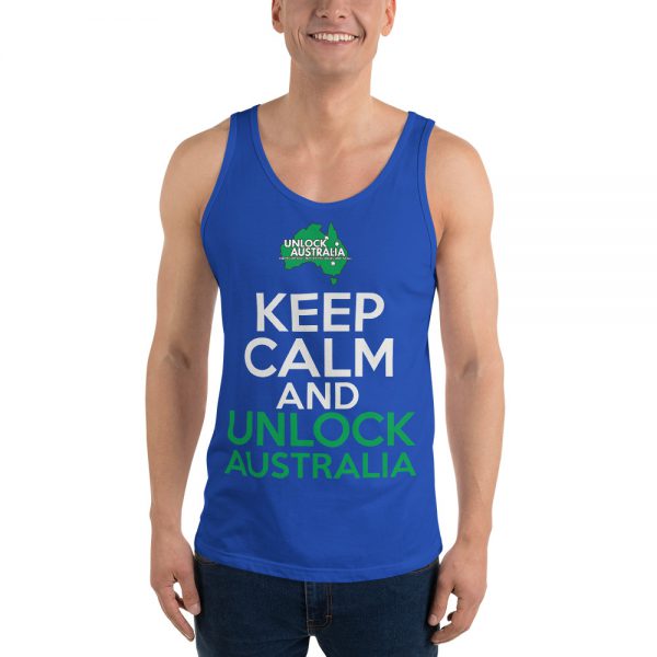 Unisex Tank Top - Unlock Australia - Keep Calm Design