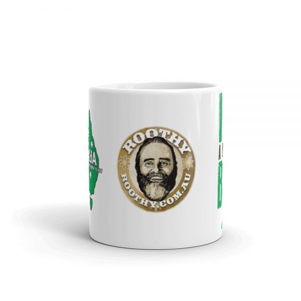 White Ceramic Mug - Unlock Australia - Love Bush Design