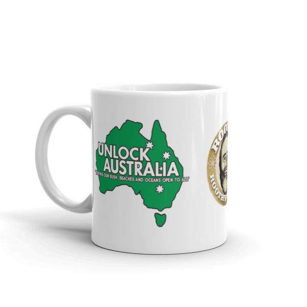 White Ceramic Mug - Unlock Australia - Love Bush Design