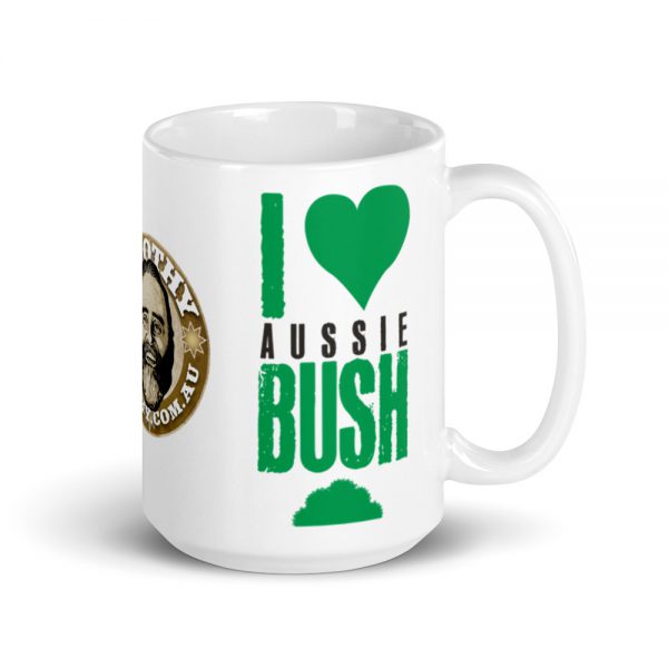 White Ceramic Mug - Unlock Australia - Love Bush Design