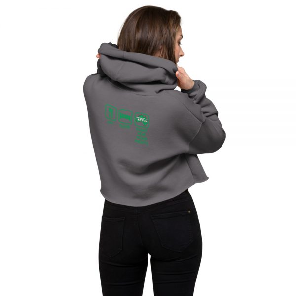 Women's Crop Hoodie - Unlock Australia - Fight For Your Rights Design