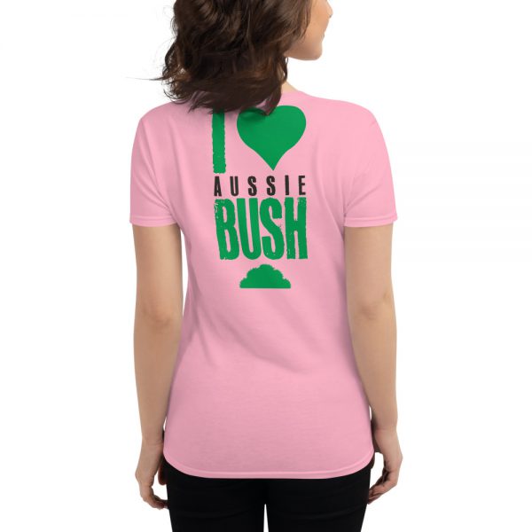 Women's short sleeve t-shirt - Unlock Australia - Love Aussie Bush Design