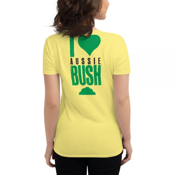 Women's short sleeve t-shirt - Unlock Australia - Love Aussie Bush Design