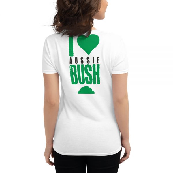 Women's short sleeve t-shirt - Unlock Australia - Love Aussie Bush Design