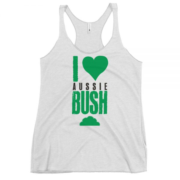 Women's Racerback Tank - Unlock Australia - Love Aussie Bush Design