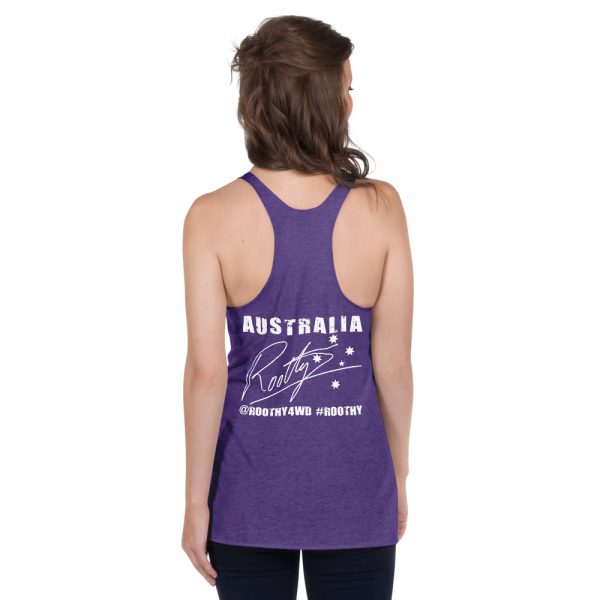 Women's Racerback Tank - Roothy Lifestyle - Live To 4WDrive Design