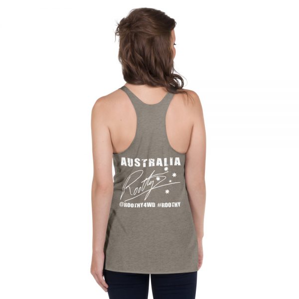 Women's Racerback Tank - Roothy Lifestyle - Live To 4WDrive Design