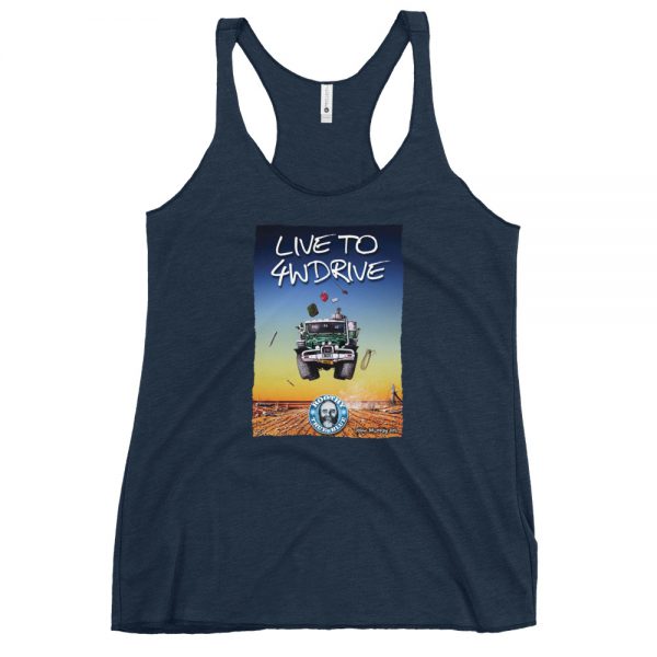 Women's Racerback Tank - Roothy Lifestyle - Live To 4WDrive Design