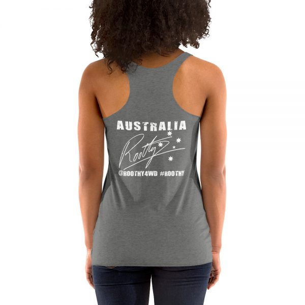 Women's Racerback Tank - 40 Series - Go Hard Or Go Home Design