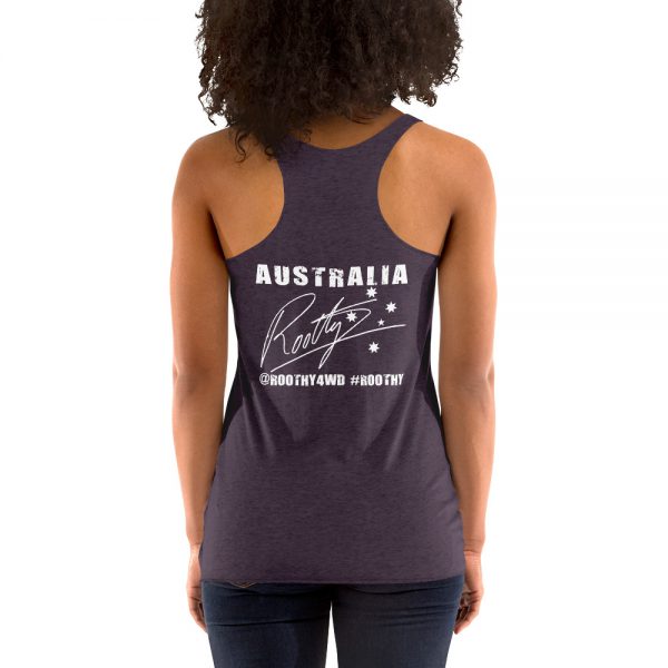 Women's Racerback Tank - 40 Series - Go Hard Or Go Home Design