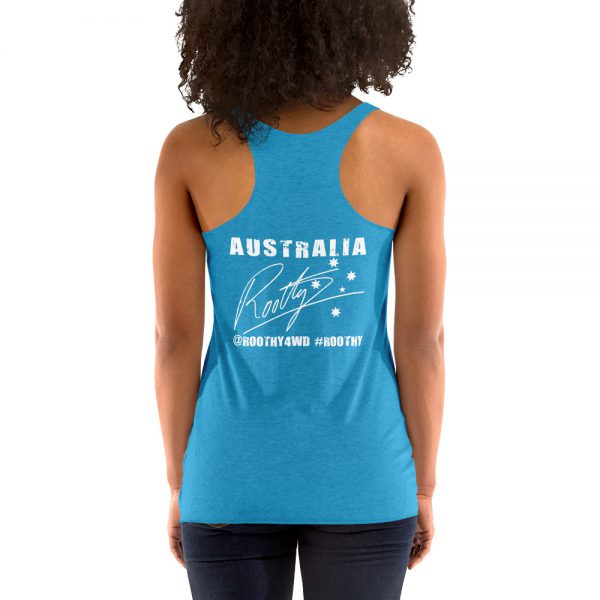 Women's Racerback Tank - 40 Series - Go Hard Or Go Home Design